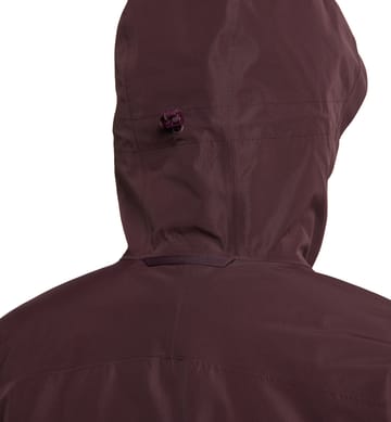 Älv 3-in-1 Down GTX Jacket Women Burgundy Brown