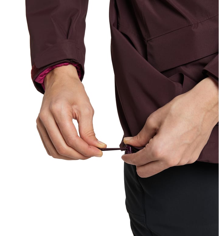 Älv 3-in-1 Down GTX Jacket Women Burgundy Brown Älv 3-in-1 Down GTX Jacket Women Burgundy Brown