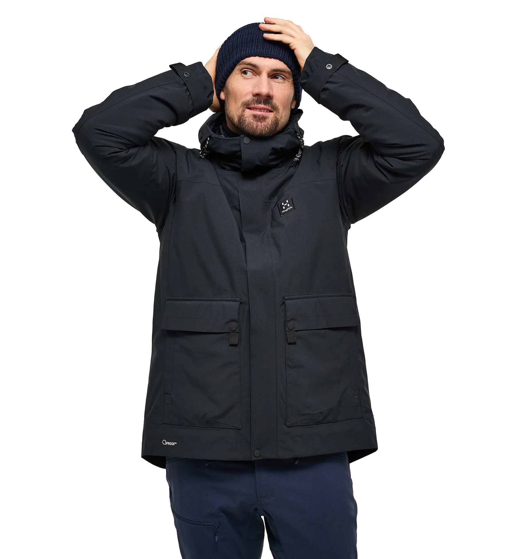 Orsa Jacket Men True Black Solid