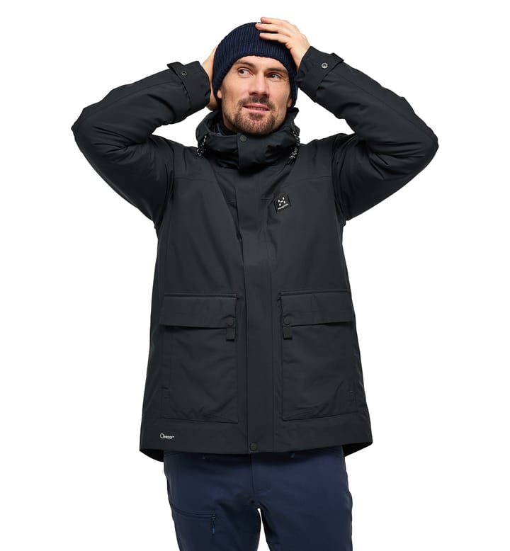 Orsa Jacket Men True Black Solid Orsa Jacket Men True Black Solid