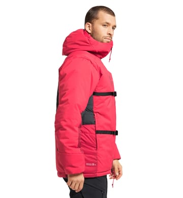 Nordic Expedition Down Hood Men Scarlet Red/Dala Red