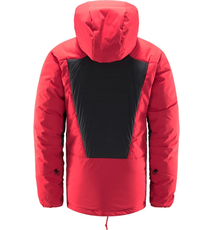 Nordic Expedition Down Hood Men Scarlet Red/Dala Red