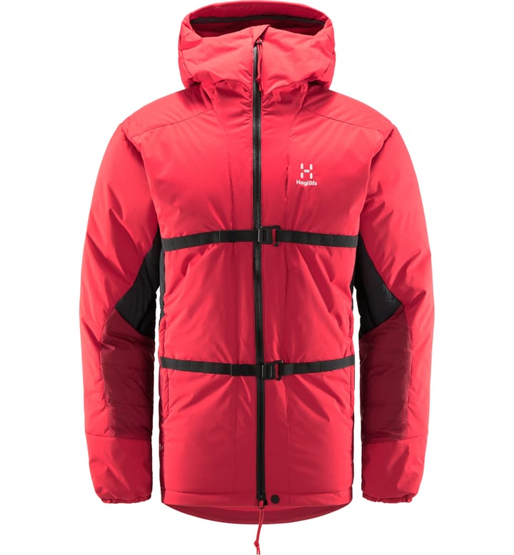 Nordic Expedition Down Hood Men Scarlet Red/Dala Red