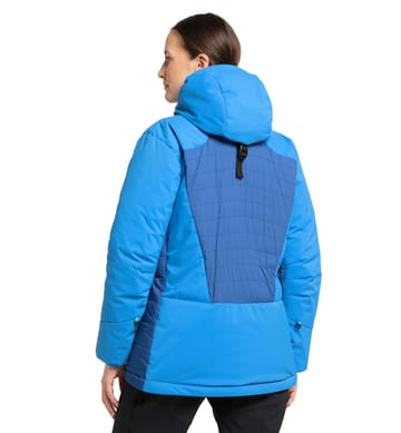 Nordic Expedition Down Hood Women Nordic Blue/Baltic Blue