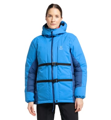 Nordic Expedition Down Hood Women Nordic Blue/Baltic Blue