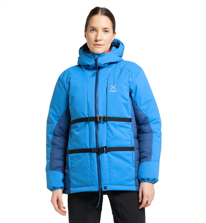 Nordic Expedition Down Hood Women Nordic Blue/Baltic Blue Nordic Expedition Down Hood Women Nordic Blue/Baltic Blue