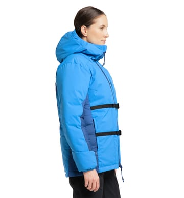 Nordic Expedition Down Hood Women Nordic Blue/Baltic Blue