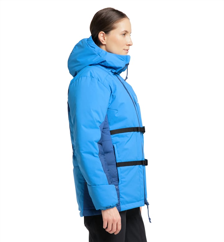 Nordic Expedition Down Hood Women Nordic Blue/Baltic Blue