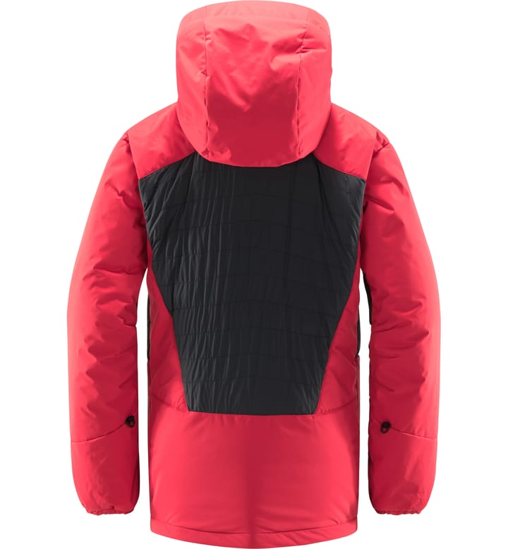 Nordic Expedition Down Hood Women Scarlet Red/Dala Red