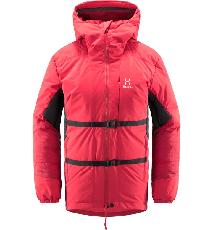 Nordic Expedition Down Hood Women Scarlet Red/Dala Red Nordic Expedition Down Hood Women Scarlet Red/Dala Red