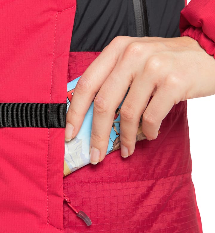 Nordic Expedition Down Hood Women Scarlet Red/Dala Red Nordic Expedition Down Hood Women Scarlet Red/Dala Red
