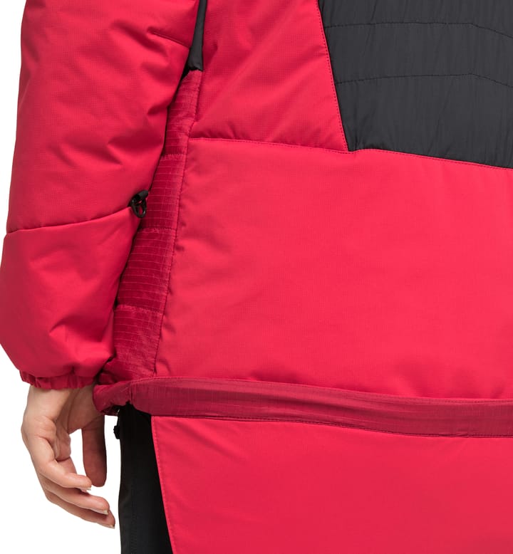 Nordic Expedition Down Hood Women Scarlet Red/Dala Red Nordic Expedition Down Hood Women Scarlet Red/Dala Red
