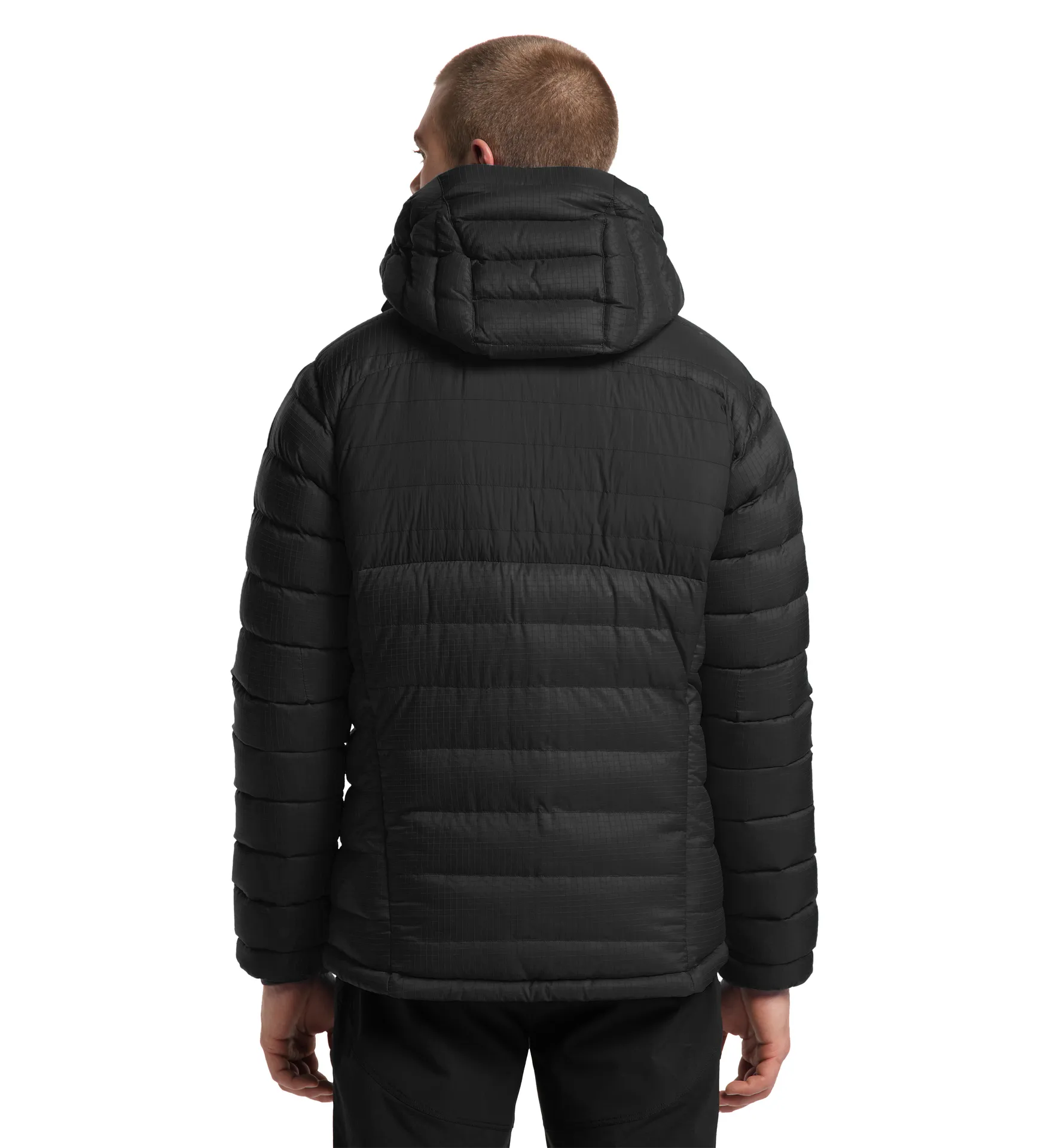 Reliable Down Hood Men True Black