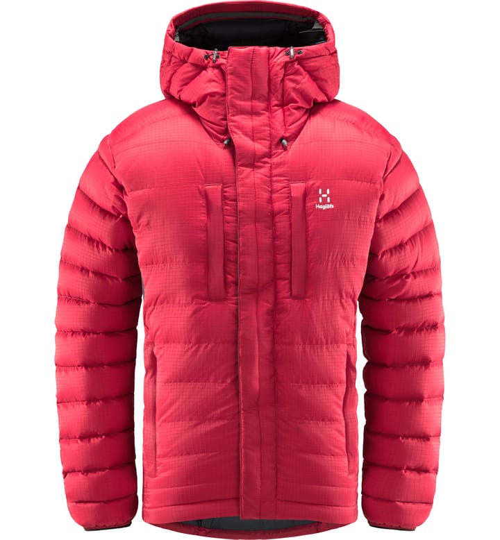 Reliable Down Hood Men Dala Red/True Black Reliable Down Hood Men Dala Red/True Black