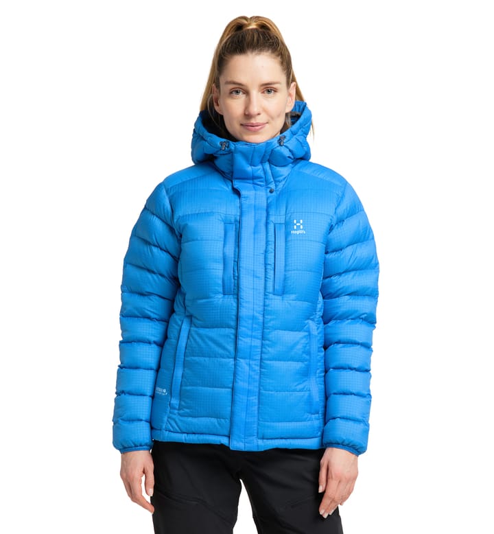 Reliable Down Hood Women Nordic Blue