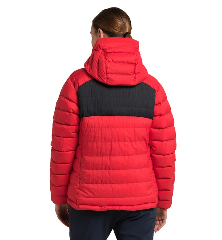 Reliable Down Hood Women Zenith Red