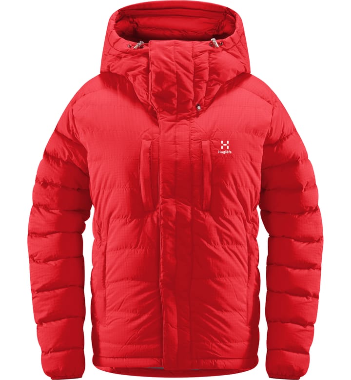 Reliable Down Hood Women Zenith Red