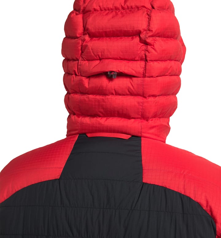 Reliable Down Hood Women Zenith Red