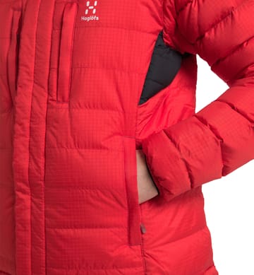 Reliable Down Hood Women Zenith Red