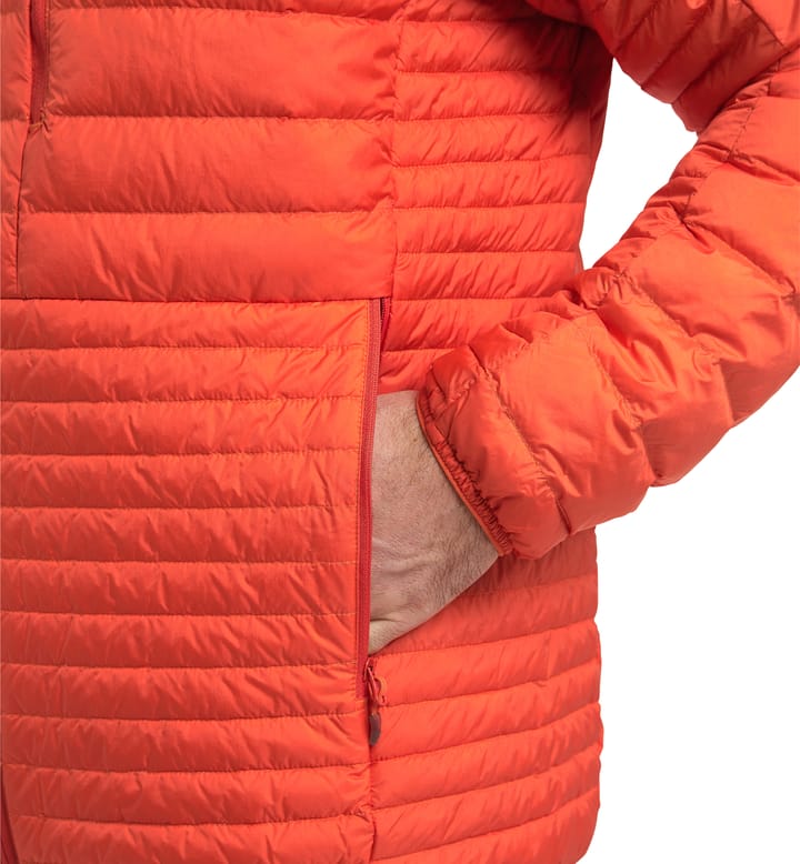 Micro Nordic Down Hood Men Habanero Micro Nordic Down Hood Men Habanero