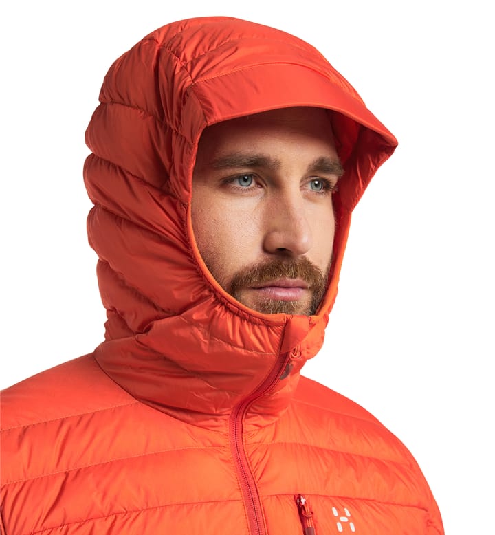 Micro Nordic Down Hood Men Habanero Micro Nordic Down Hood Men Habanero