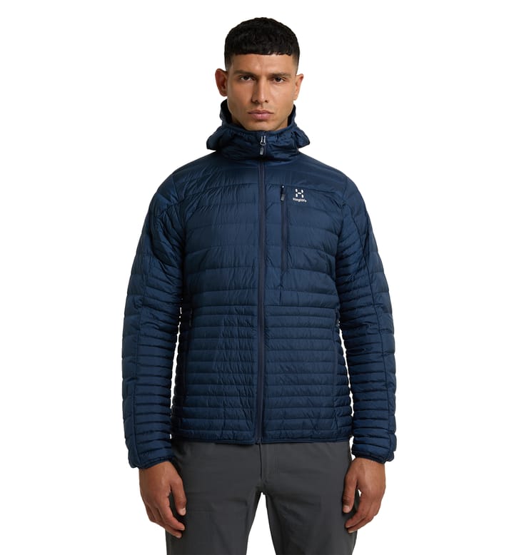 Micro Nordic Down Hood Men Tarn Blue