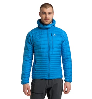 Micro Nordic Down Hood Men Nordic Blue