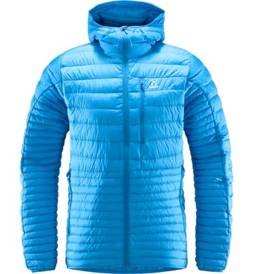 Micro Nordic Down Hood Men Nordic Blue