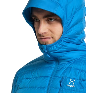 Micro Nordic Down Hood Men Nordic Blue