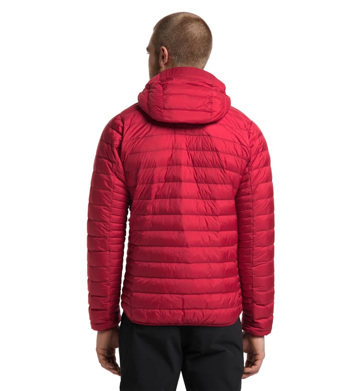 Micro Nordic Down Hood Men Dala Red