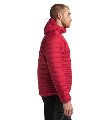 Micro Nordic Down Hood Men Dala Red