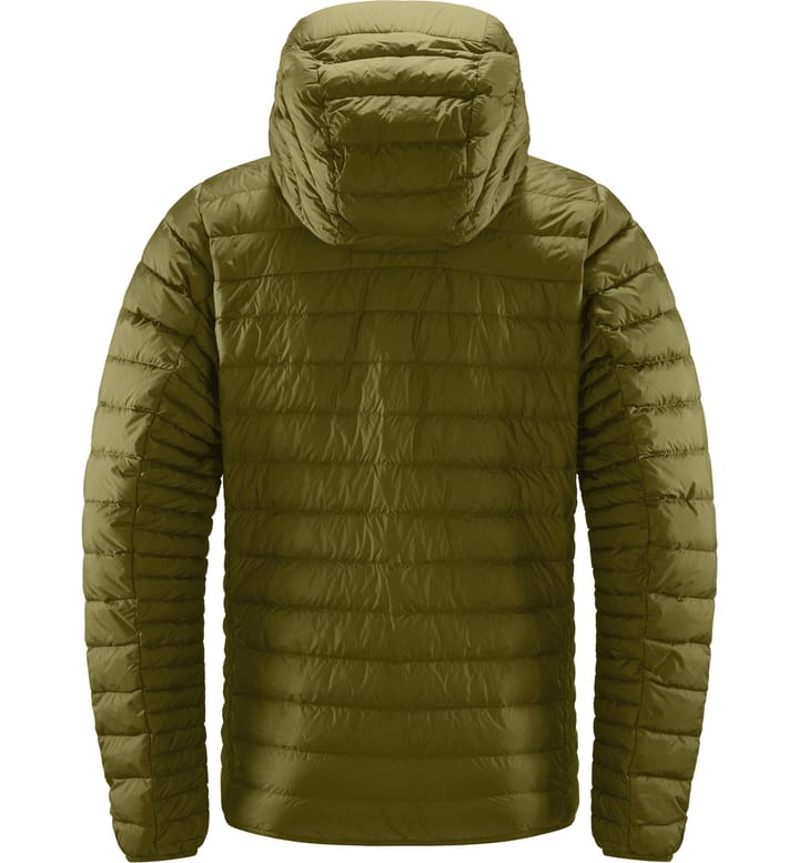 Micro Nordic Down Hood Men Olive Green