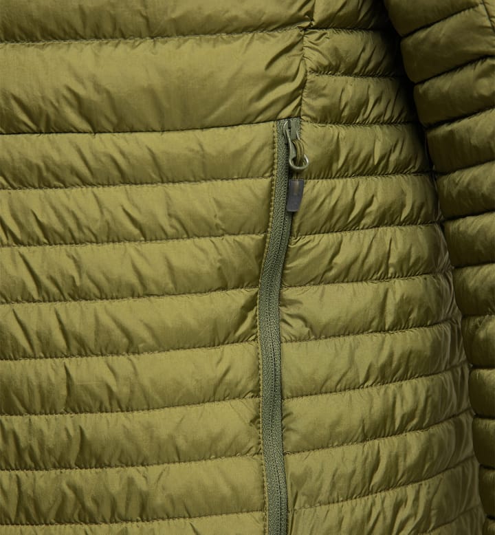 Micro Nordic Down Hood Men Olive Green Micro Nordic Down Hood Men Olive Green