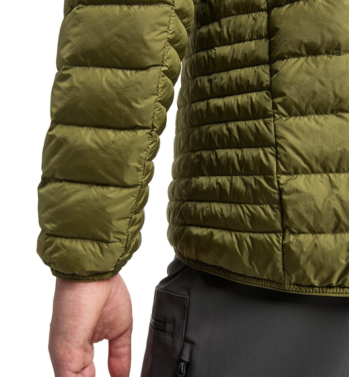 Micro Nordic Down Hood Men Olive Green Micro Nordic Down Hood Men Olive Green
