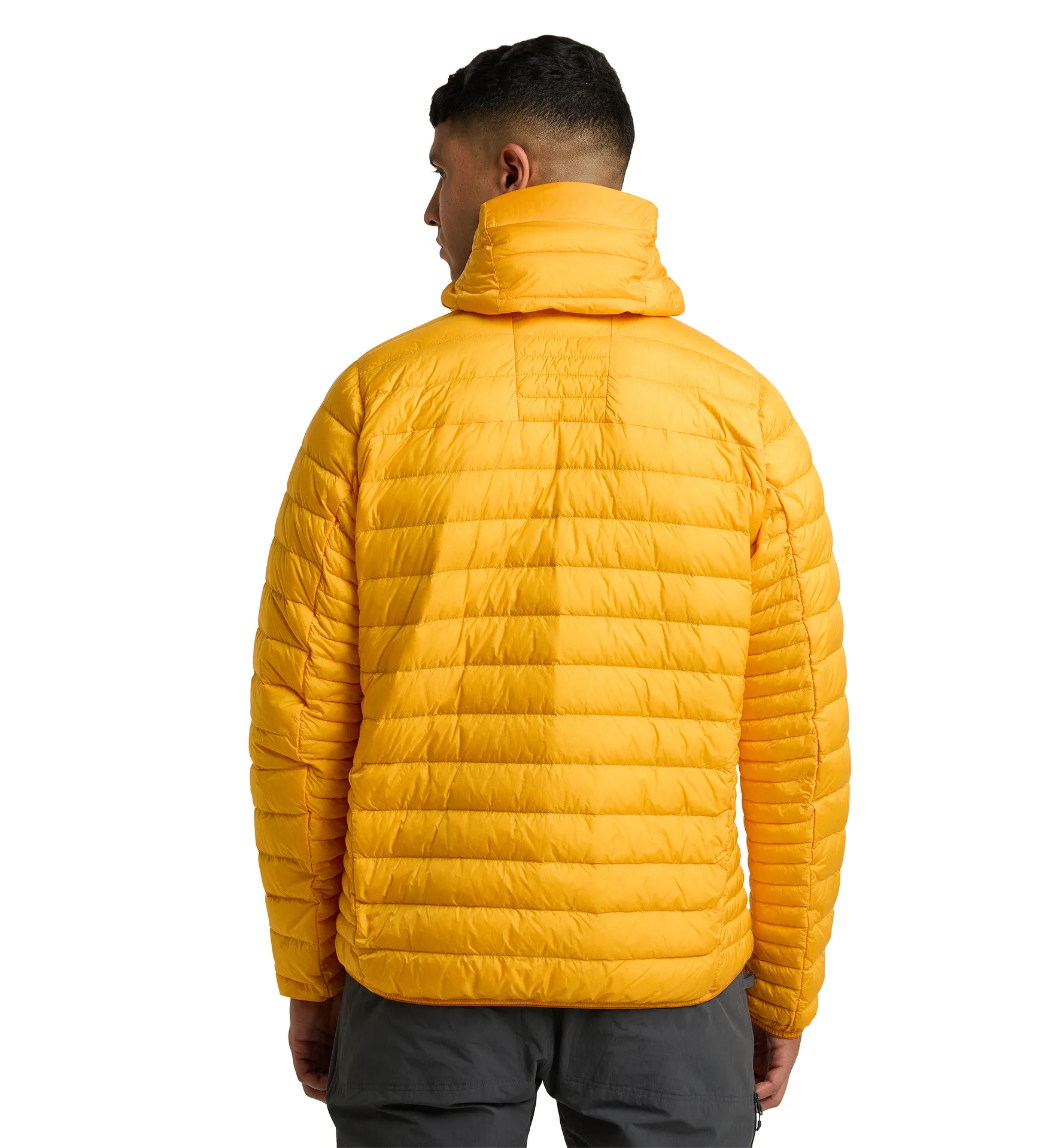 Micro Nordic Down Hood Men Sunny Yellow