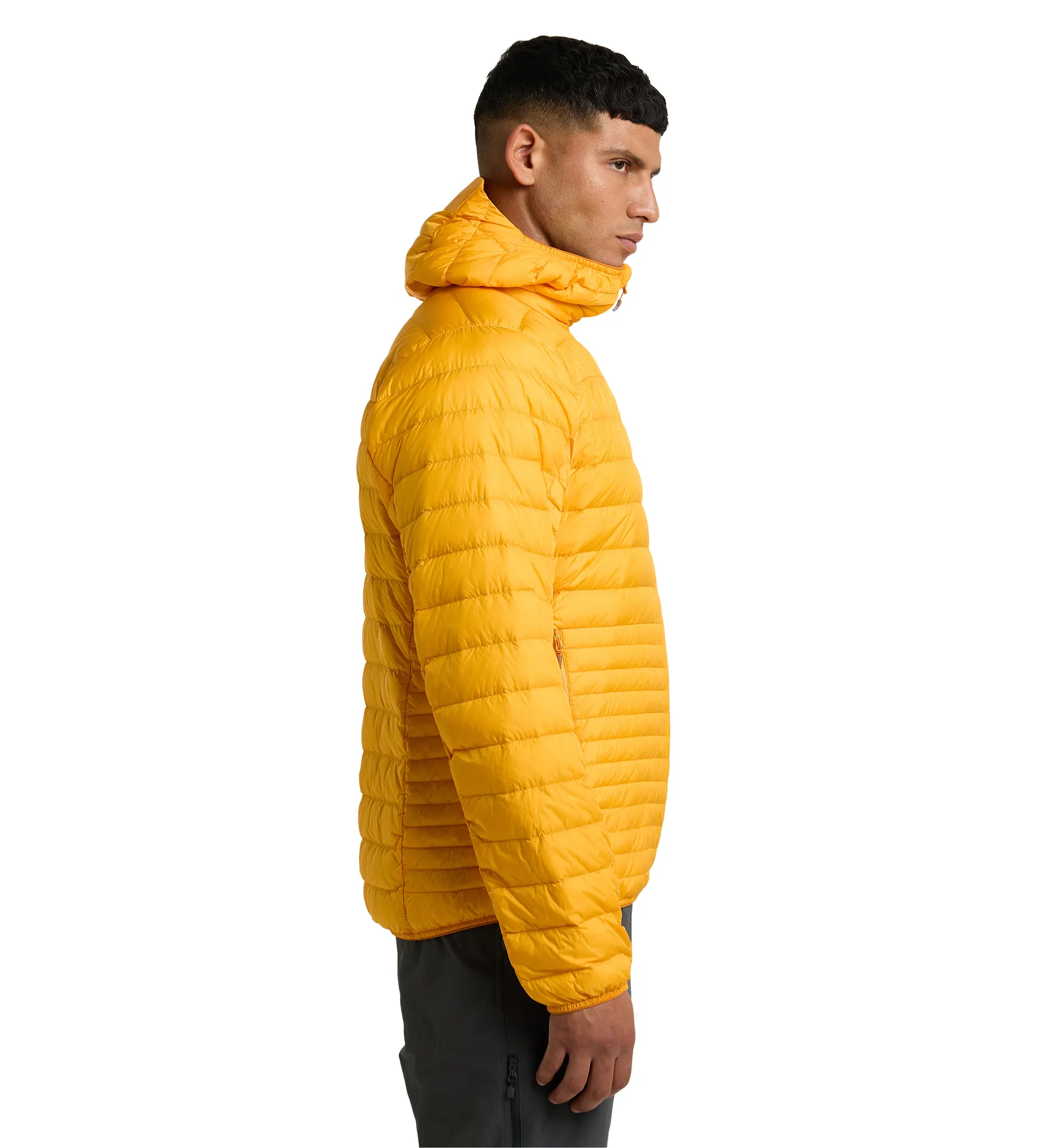 Micro Nordic Down Hood Men Sunny Yellow