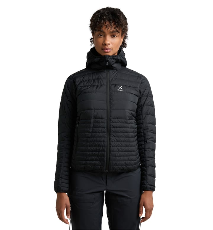 Micro Nordic Down Hood Women True Black