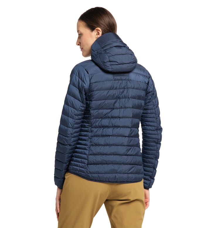 Micro Nordic Down Hood Women Tarn Blue