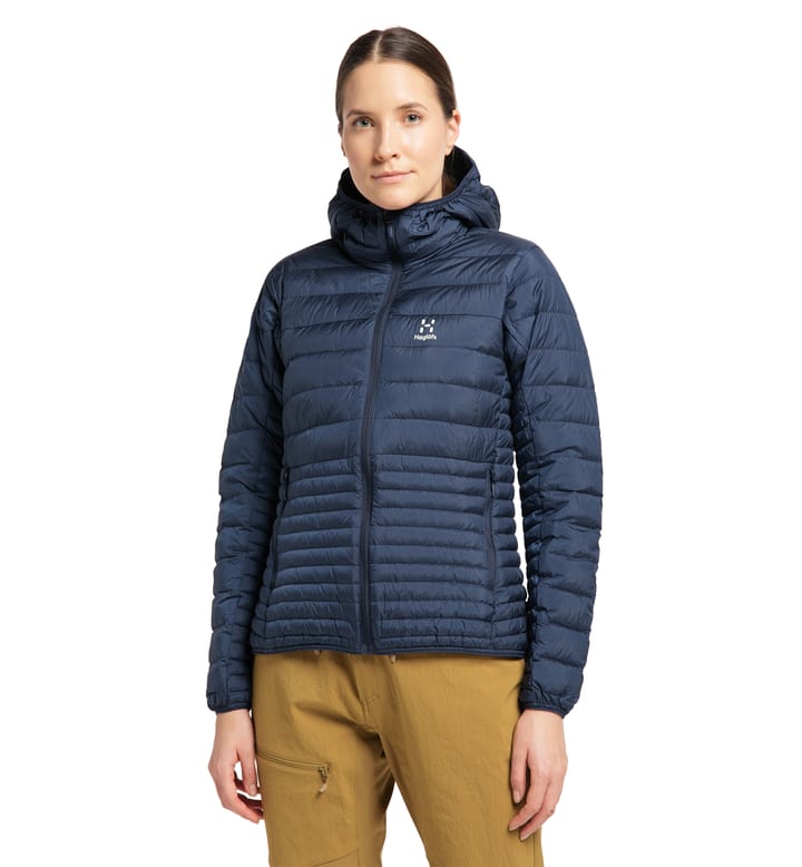 Micro Nordic Down Hood Women Tarn Blue