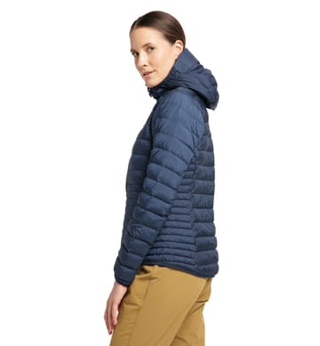 Micro Nordic Down Hood Women Tarn Blue