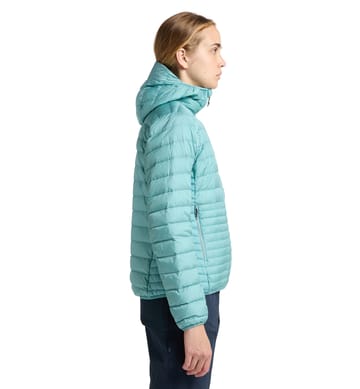 Micro Nordic Down Hood Women Frost Blue