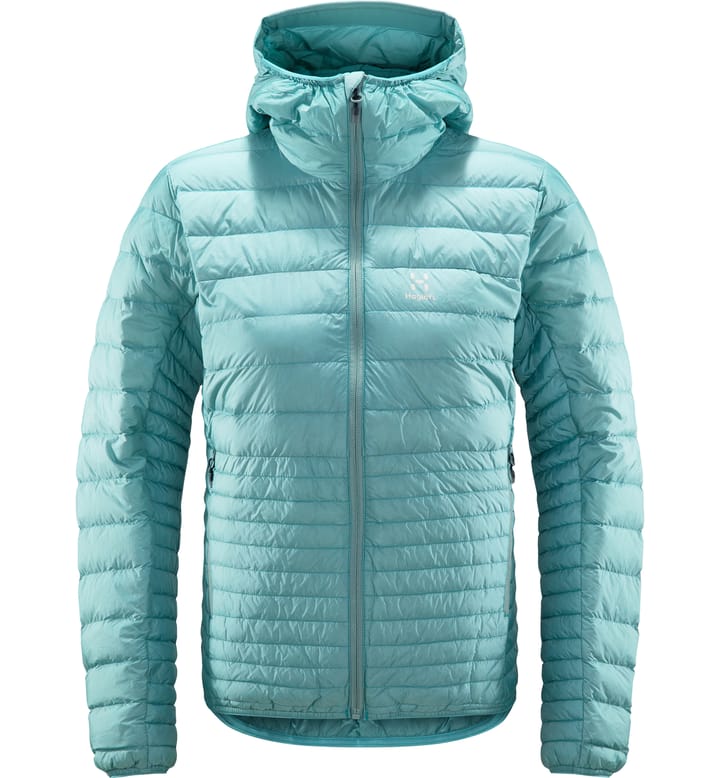 Micro Nordic Down Hood Women Frost Blue