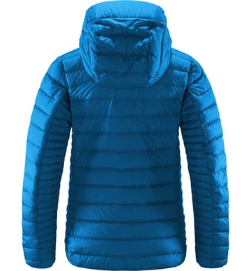 Micro Nordic Down Hood Women Nordic Blue