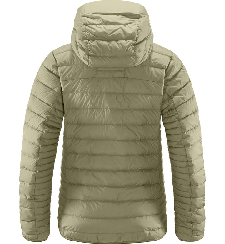 Micro Nordic Down Hood Women Thyme Green