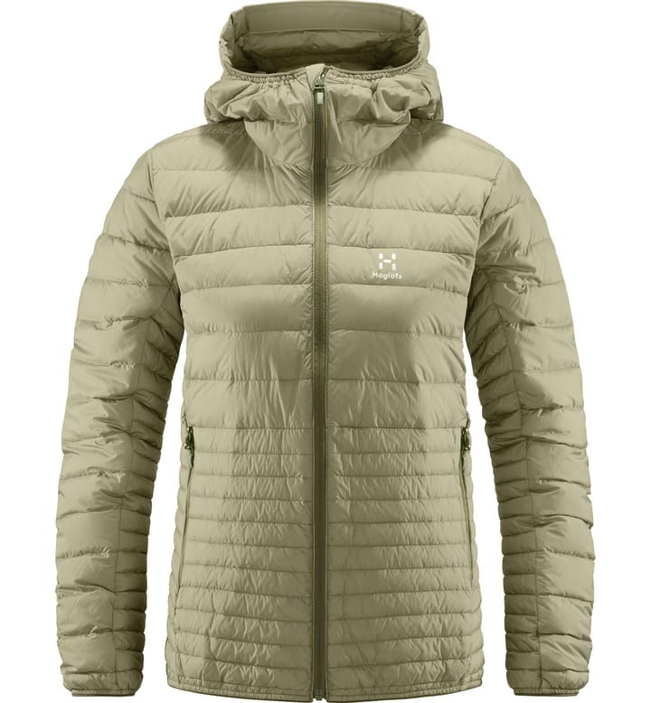 Micro Nordic Down Hood Women Thyme Green