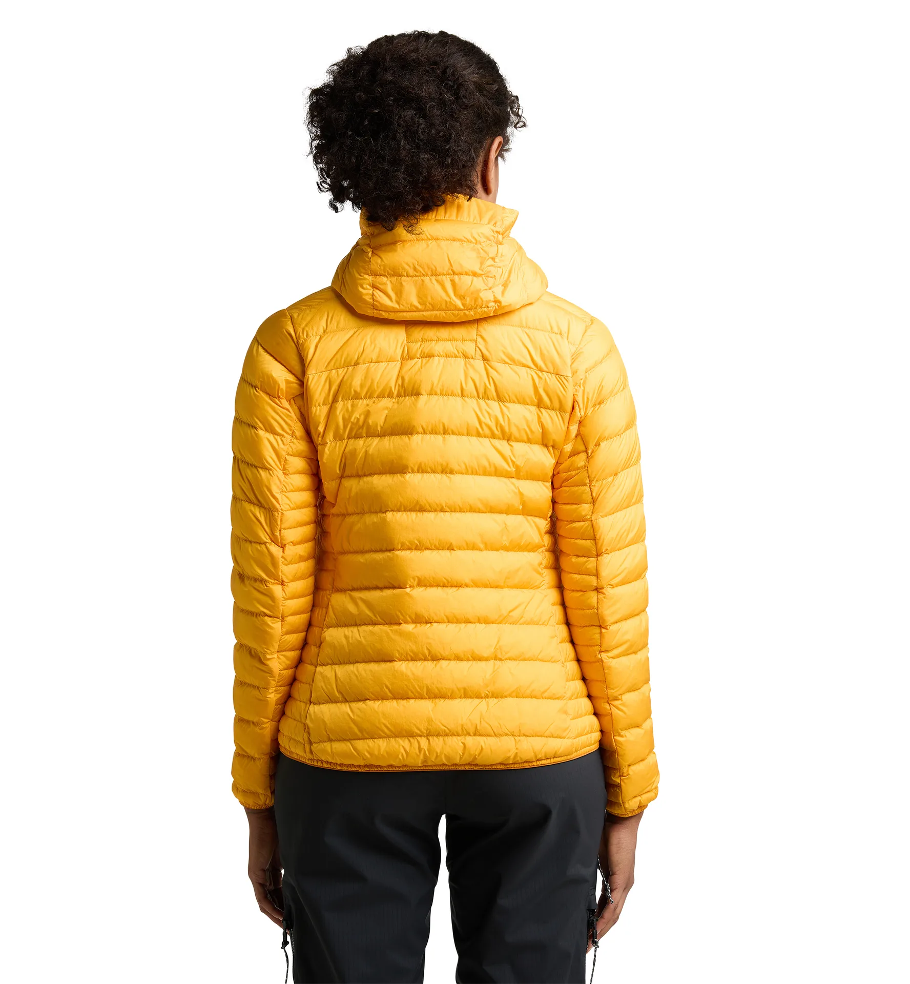 Micro Nordic Down Hood Women Sunny Yellow
