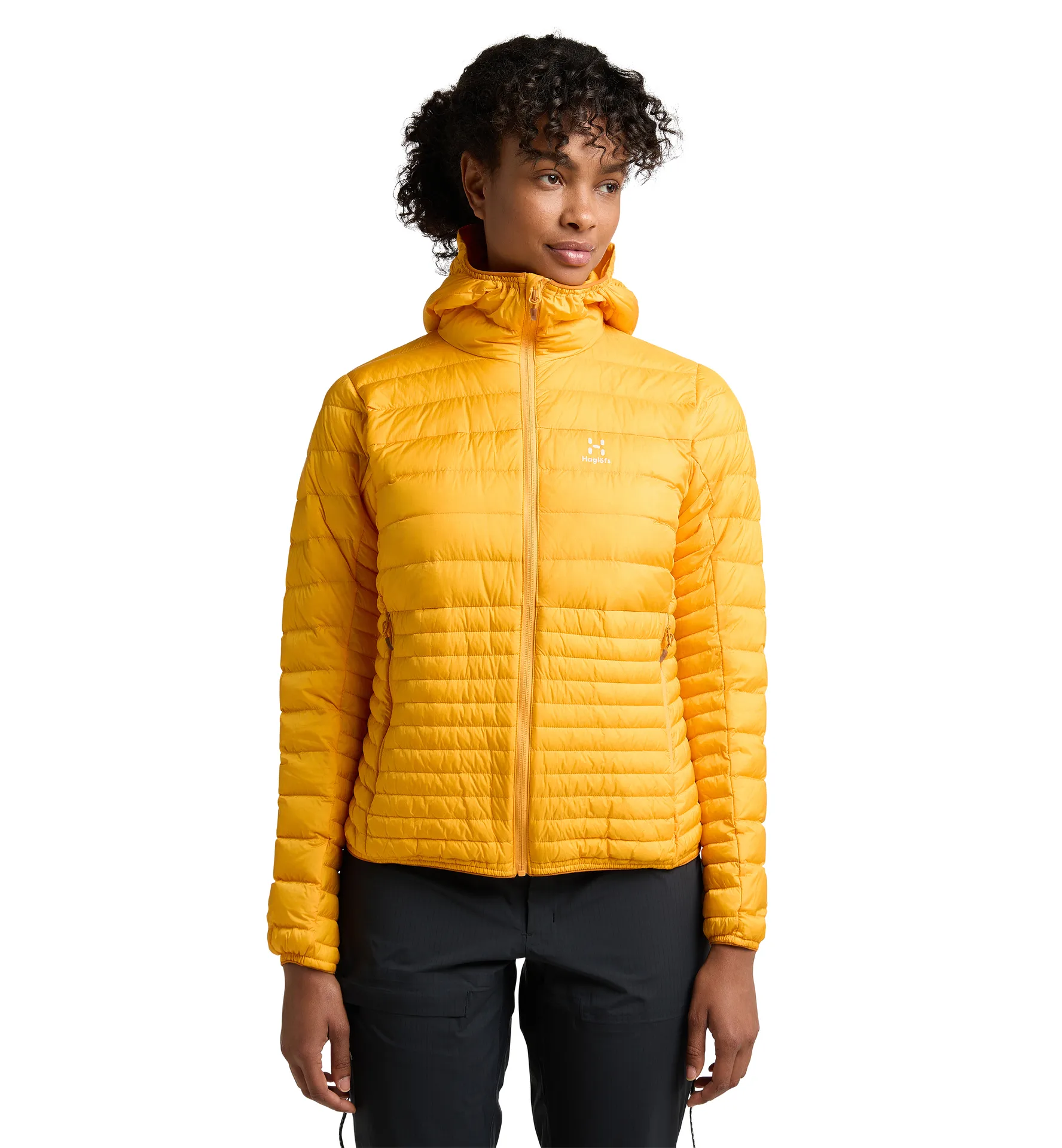 Micro Nordic Down Hood Women Sunny Yellow