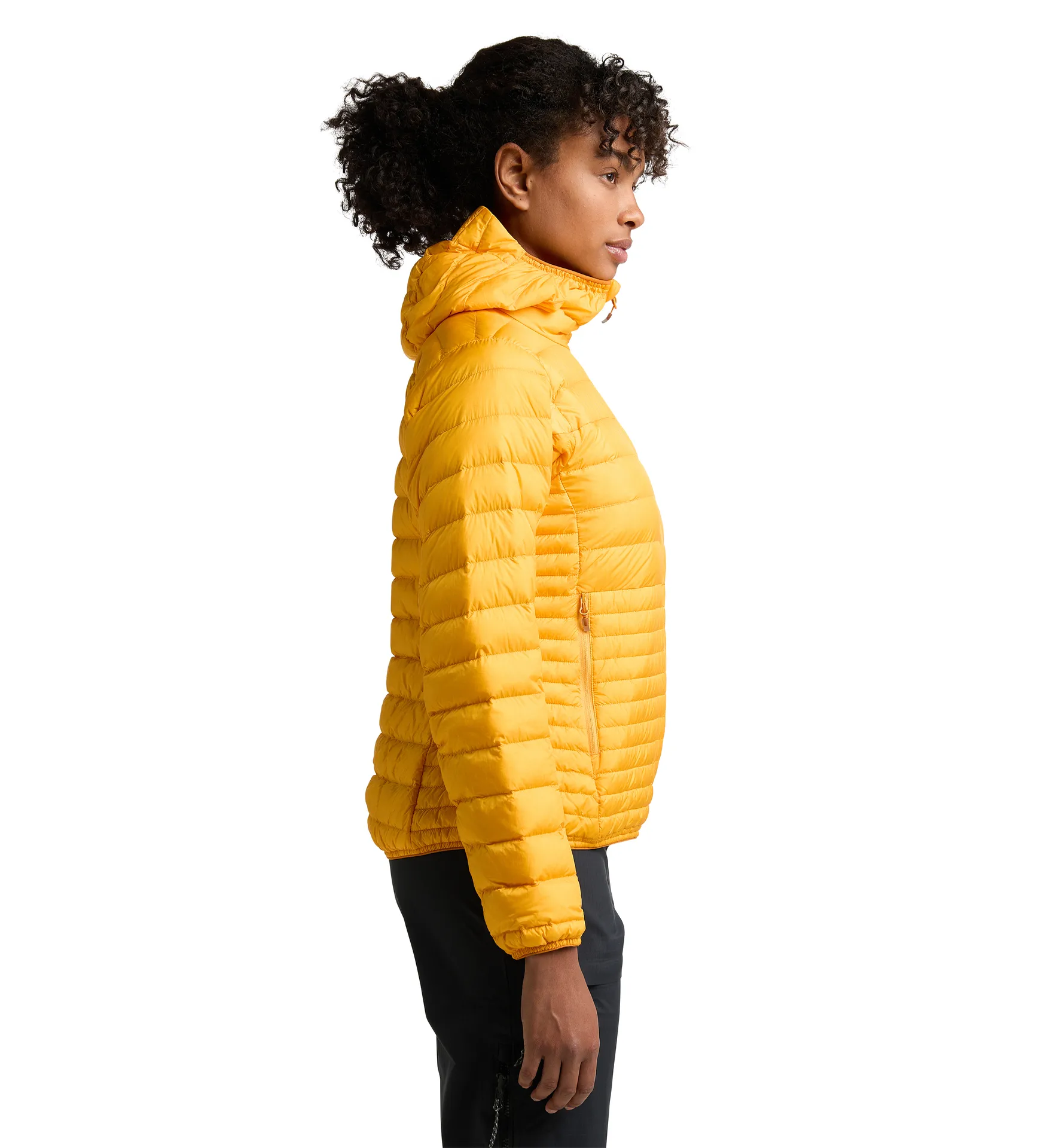 Micro Nordic Down Hood Women Sunny Yellow