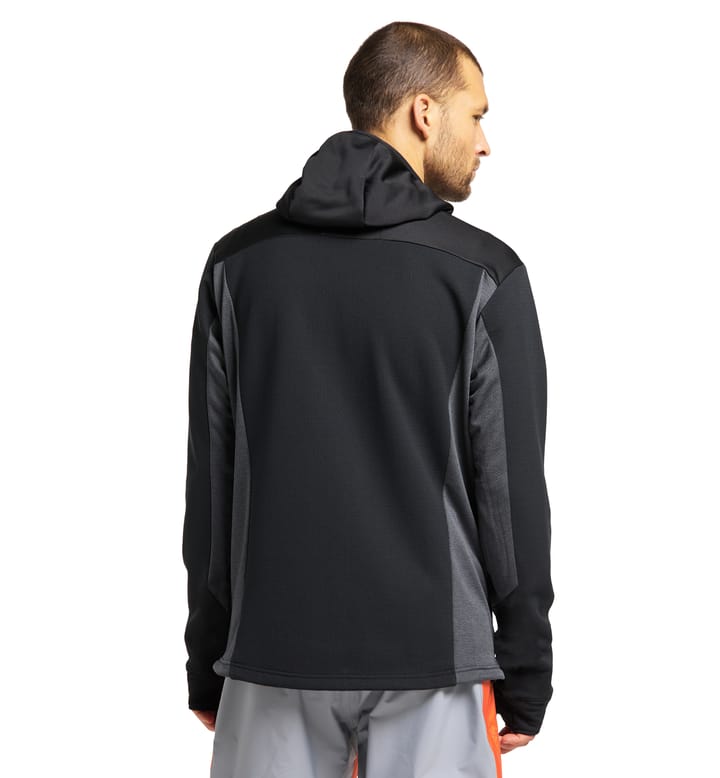 Vassi Mid Hood Men True Black/Magnetite