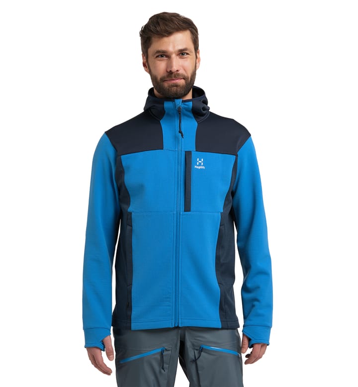 Vassi Mid Hood Men Nordic Blue/Tarn Blue